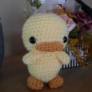 Horgolt kacsa - horgolt amigurumi állat - játék & sport - plüssállat & játékfigura - más figura - Meska.hu