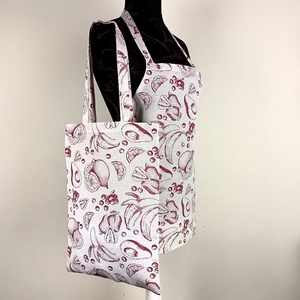 Szatyor - gyümólcs mintás textil táska - egyedi bevásárló szatyor - textil szatyor - mosható szatyor, Táska & Tok, Bevásárlás & Shopper táska, Shopper, textiltáska, szatyor, Varrás, MESKA