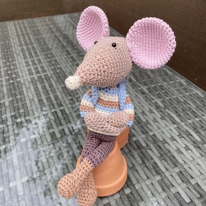 Pepito, Rumini a horgolt kisegér amigurumi (Messza), Játék & Sport, Plüssállat & Játékfigura, Egér, Horgolás, Varrás, MESKA