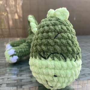 Horgolt pihe-puha plüss dínó amigurumi (Messza) - játék & sport - plüssállat & játékfigura - plüss dínók - Meska.hu