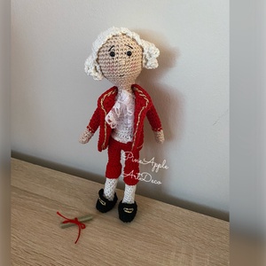 Horgolt Mozart baba amigurumi (Messza), Játék & Sport, Baba & babaház, Baba, Horgolás, Varrás, MESKA