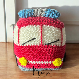 Horgolt Tűzoltóautó amigurumi (Messza), Játék & Sport, Plüssállat & Játékfigura, Plüss autó & Motor, Horgolás, Varrás, MESKA