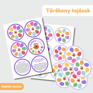 Törékeny tojások , Játék & Sport, Készségfejlesztő és Logikai játék, Oktató játékok, Fotó, grafika, rajz, illusztráció, MESKA