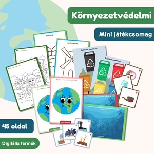 Környezetvédelmi Mini játékcsomag , Játék & Sport, Készségfejlesztő és Logikai játék, Oktató játékok, Fotó, grafika, rajz, illusztráció, MESKA