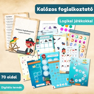 Kalózos foglalkoztató  - Meska.hu