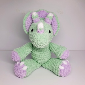 Horgolt amigurumi plüss dínó , Játék & Sport, Plüssállat & Játékfigura, Plüss dínók, Horgolás, MESKA