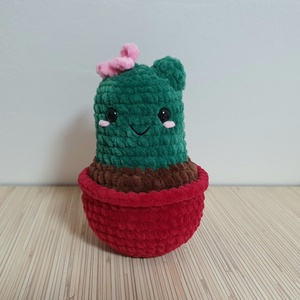 Horgolt amigurumi plüss kaktusz, Játék & Sport, Plüssállat & Játékfigura, Más figura, Horgolás, MESKA