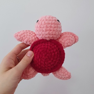 Horgolt amigurumi plüss teknős - játék & sport - plüssállat & játékfigura - más figura - Meska.hu