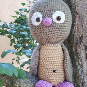 bagoly amigurumi technikával - játék & sport - plüssállat & játékfigura - Meska.hu