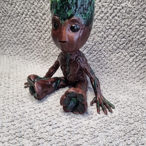 Baby Groot figura  - otthon & életmód - dekoráció - dísztárgy - Meska.hu