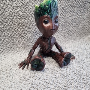 Baby Groot figura  - otthon & életmód - dekoráció - dísztárgy - Meska.hu