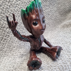 Metal baby Groot - otthon & életmód - dekoráció - dísztárgy - Meska.hu