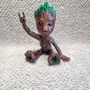 Metal baby Groot, Otthon & Lakás, Dekoráció, Dísztárgy, Festett tárgyak, Mindenmás, MESKA