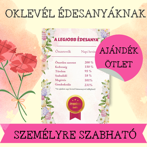 Oklevél édesanyáknak - művészet - grafika & illusztráció - digitális - Meska.hu