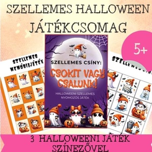 Halloween szellemes játékcsomag - Meska.hu