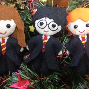 Harry Potter filc figurák - karácsony - karácsonyi lakásdekoráció - karácsonyfadíszek - karácsonyi lakásdekoráció - Meska.hu