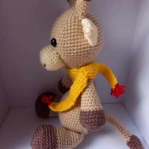 Zsiráf Zsiga, amigurumi, horgolt figura - játék & sport - plüssállat & játékfigura - zsiráf - Meska.hu