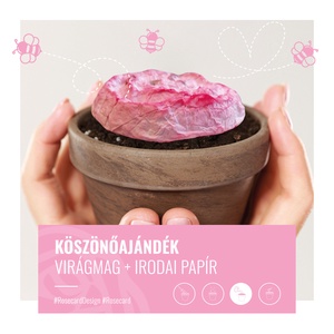 FLOWER SEED köszönőajándék (zero waste) - esküvő - dekoráció - Meska.hu