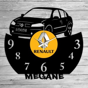 RENAULT MEGANE bakelit falióra, Otthon & Lakás, Falióra & óra, Dekoráció, Fali és függő dekoráció, Mindenmás, Újrahasznosított alapanyagból készült termékek, MESKA