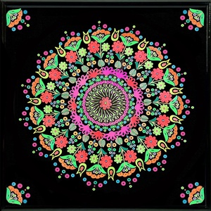 Meditáló Mandala  - Meska.hu