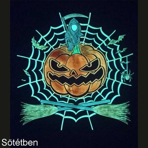 Halloween Tök sötétben és  - otthon & életmód - dekoráció - halloween - halloweeni jelmez és kiegészítők - Meska.hu