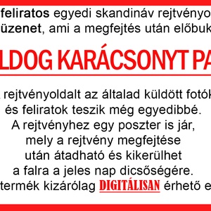 Papának Skandináv keresztrejtvény fix feliratos titkos üzenet karácsonyi ajándék különleges vicces mamának anyu apu papa - otthon & életmód - dekoráció - kép & falikép - poszter - Meska.hu