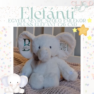 Elefánti - Emlékőr plüss elefánt (26 cm), Játék & Sport, Plüssállat & Játékfigura, Elefánt, Mindenmás, MESKA