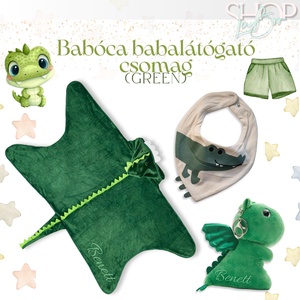 Babóca babalátógató csomag (Green) - játék & sport - babalátogató ajándékcsomag - Meska.hu