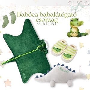 Babóca babalátógató csomag (Green) - játék & sport - babalátogató ajándékcsomag - Meska.hu