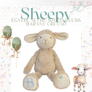 Sheepy - Emlékőr plüss bárány (48 cm), Játék & Sport, Plüssállat & Játékfigura, Plüss bárány, Mindenmás, MESKA