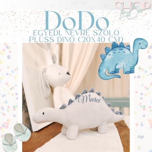 DoDo - Emlékőr plüss dino (20x40 cm) - Meska.hu