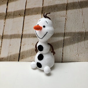 Olaf, a hóember - amigurumi - játék & sport - plüssállat & játékfigura - plüss mesefigurák - Meska.hu