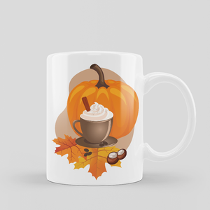 Pumpkin spice bögre, Otthon & Életmód, Konyhafelszerelés, tálalás, Tálalás, Bögre & Csésze, Fotó, grafika, rajz, illusztráció, MESKA