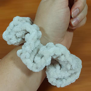 Horgolt hajgumi scrunchie - ruha & divat - hajdísz & hajcsat - hajgumi - Meska.hu