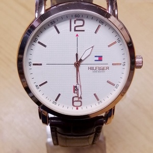 Tommy Hilfiger 4434 Watch Aranyozott tokban, krokodil mintás varrott bőr szíjjal, Ékszer, Karóra és Ékszeróra, Karóra, Ékszerkészítés, MESKA