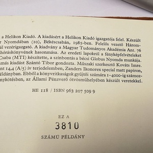 Bársony kötéses, ezüstözött veretekkel díszített Párizsi hórás könyv 1985 limitált széria - könyv & zene - könyv - Meska.hu