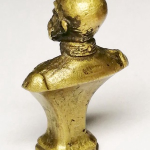 Ferenc József mellszobor - bronz figura miniatúra. - művészet - szobor - fém - Meska.hu