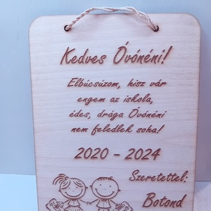 Óvónéninek,Dadusnéninek ajándék ballagásra, pedagógusnapra, Otthon & Életmód, Dekoráció, Kép & Falikép, Táblakép, Famegmunkálás, MESKA