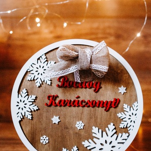 Karácsonyi ajtódísz - karácsony - adventi díszek - adventi ajtódísz - Meska.hu