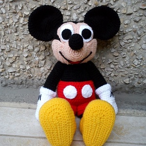 horgolt Mickey egér amigurumi -  - Meska.hu