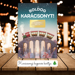 Karácsonyi kaparós kártya 6. / Ajándék, meglepetés / Kaparós sorsjegy / Karácsonyi ajándék, Karácsony, Karácsonyi ajándékozás, Karácsonyi képeslap, üdvözlőlap, ajándékkísérő, Fotó, grafika, rajz, illusztráció, MESKA