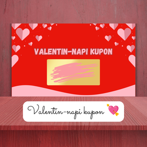 Valentin-napi kupon 12. / Kaparós sorsjegy / Valentin-napi ajándék  - Meska.hu