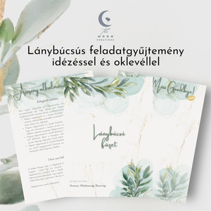 Menyasszony füzet / Lánybúcsú füzet - Greenery, Esküvő, Lánybúcsú, Fotó, grafika, rajz, illusztráció, MESKA