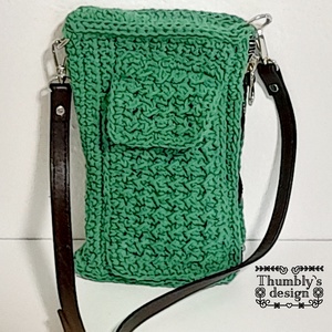 Horgolt crossbody - táska & tok - kézitáska & válltáska - vállon átvethető táska - Meska.hu