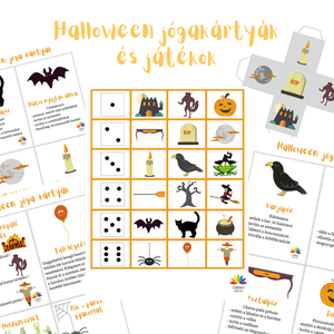 Halloween csomag , Játék & Sport, Készségfejlesztő és Logikai játék, Oktató játékok, Fotó, grafika, rajz, illusztráció, MESKA