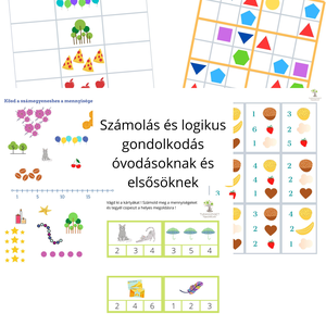 Számolás és logikus gondolkodás óvodásoknak és elsősöknek, Játék & Sport, Készségfejlesztő és Logikai játék, Logikai játékok, Fotó, grafika, rajz, illusztráció, MESKA