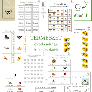 Természet óvodásoknak és elsősöknek - Meska.hu