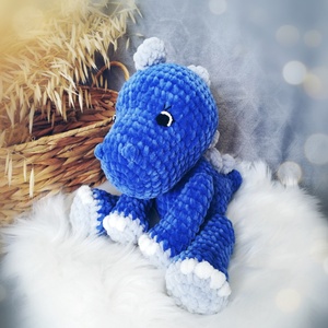 Horgolt dínó dinoszaurusz amigurumi - játék & sport - plüssállat & játékfigura - plüss dínók - Meska.hu