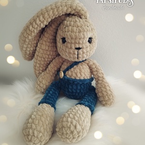 Horgolt plüss nyuszi nyúl amigurumi  - játék & sport - plüssállat & játékfigura - nyuszi - Meska.hu