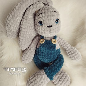 Horgolt plüss nyuszi nyúl amigurumi  - játék & sport - plüssállat & játékfigura - nyuszi - Meska.hu